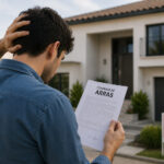 Comprador preocupado tras firmar un contrato de arras para una vivienda