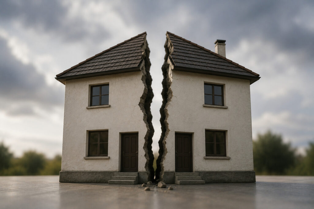Copropietarios discutiendo sobre una vivienda compartida