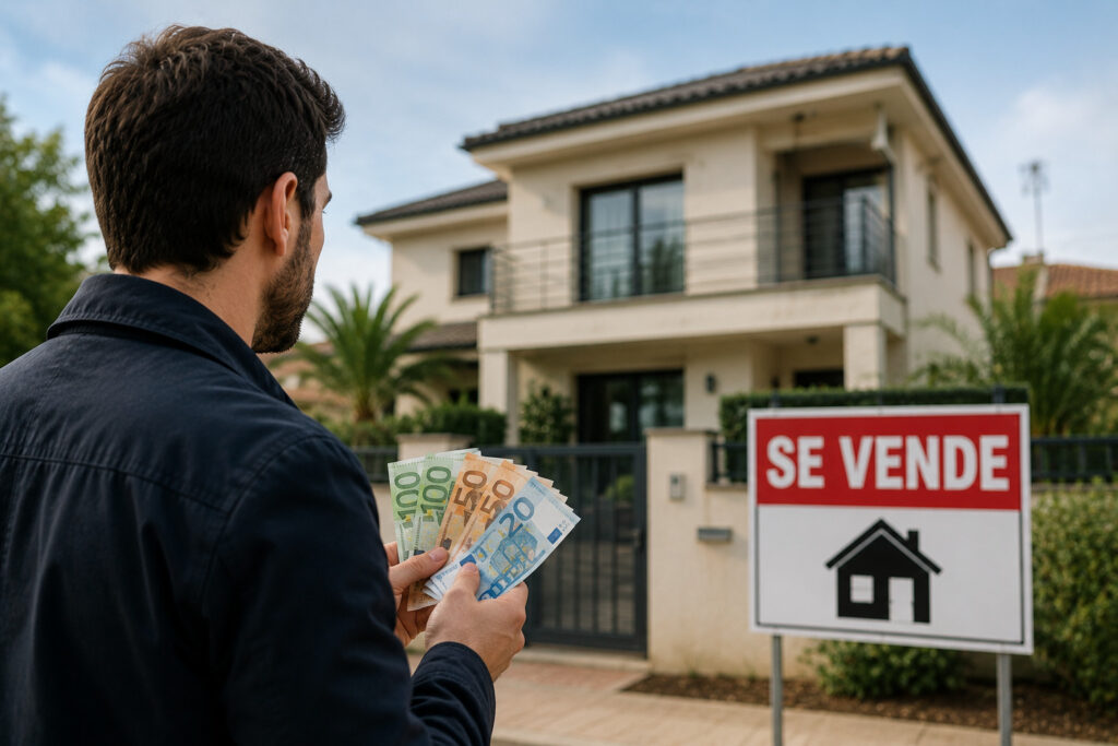 Comprador calculando los impuestos que debe pagar al comprar una vivienda