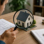 Comprador revisando la documentación de una vivienda antes de la compra